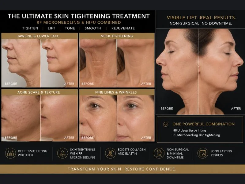 Results of combined treatment for the ultimate skin tightening treatment Southend