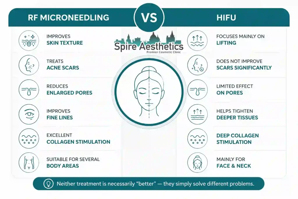 RF Microneedling vs HIFU: Which Treatment Gives Better Results Southend?